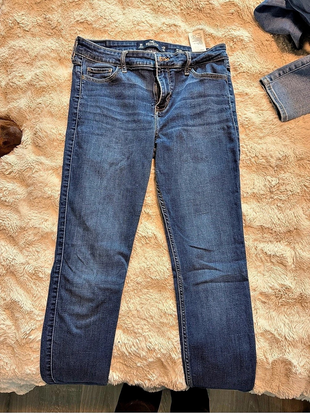 Hollister Mid-Rise Super Skinny Jeans Skinny Jeans Blue Size 9R